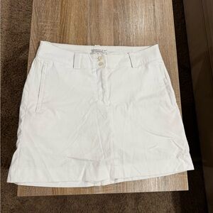 White Nike Casual Golf Skort